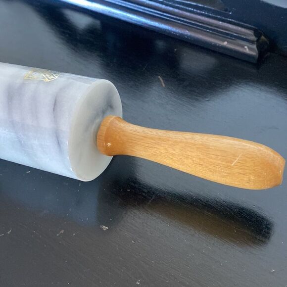 HiMARK Marble Rolling Pin With Wooden Handles - Picture 5 of 7